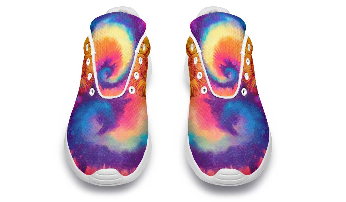 Tie Dye Sunflower White