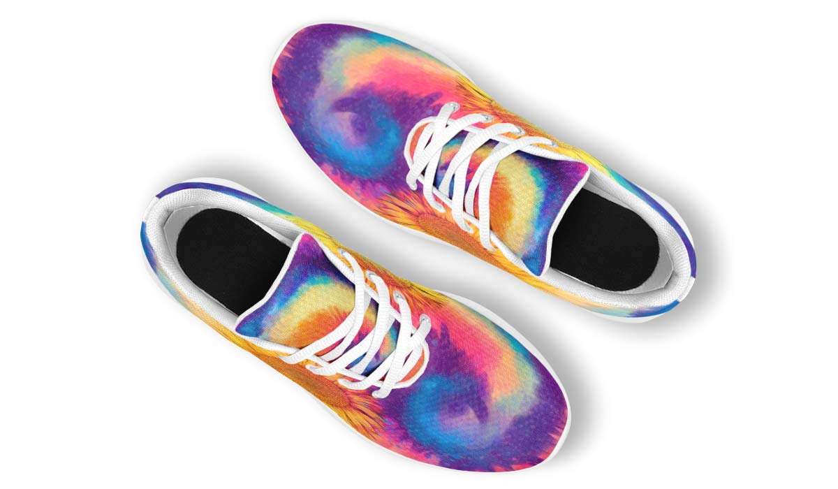 Tie Dye Sunflower White