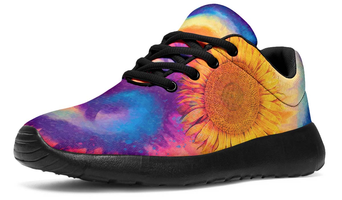 Tie Dye Sunflower White