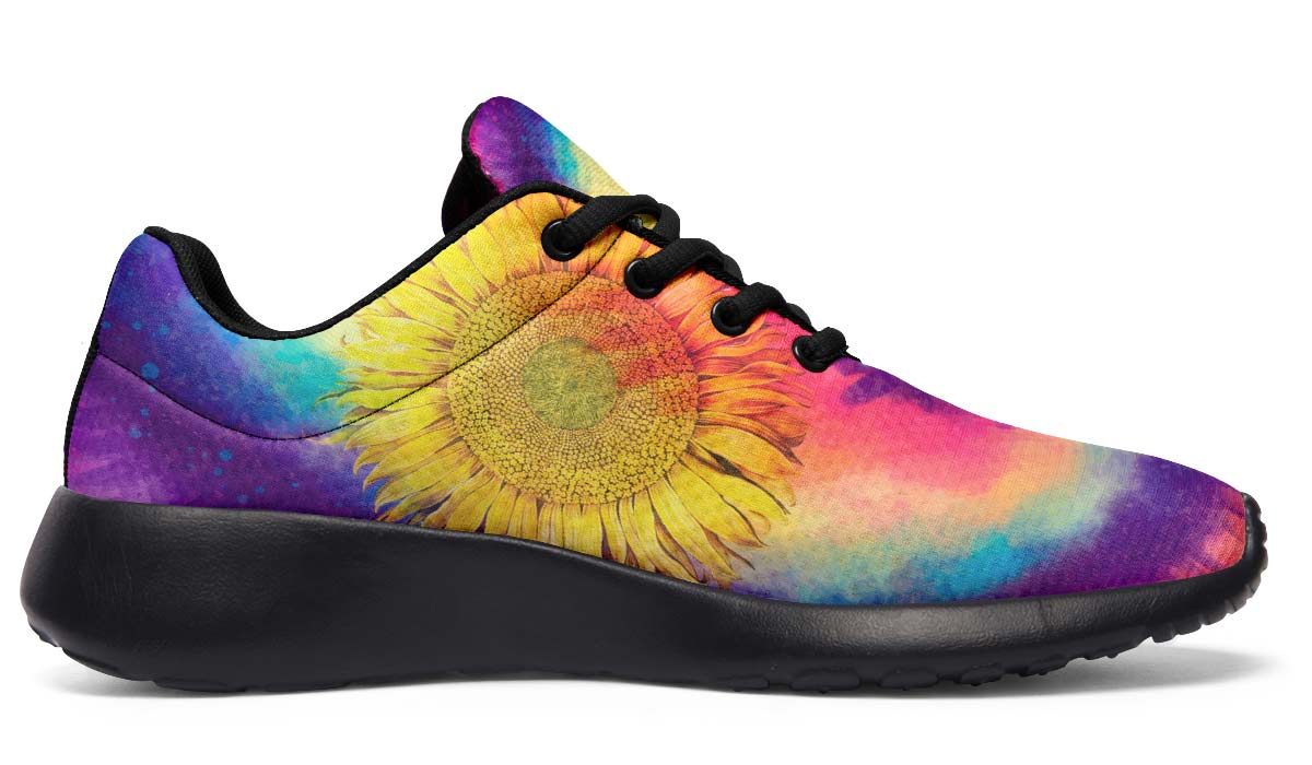 Tie Dye Sunflower White