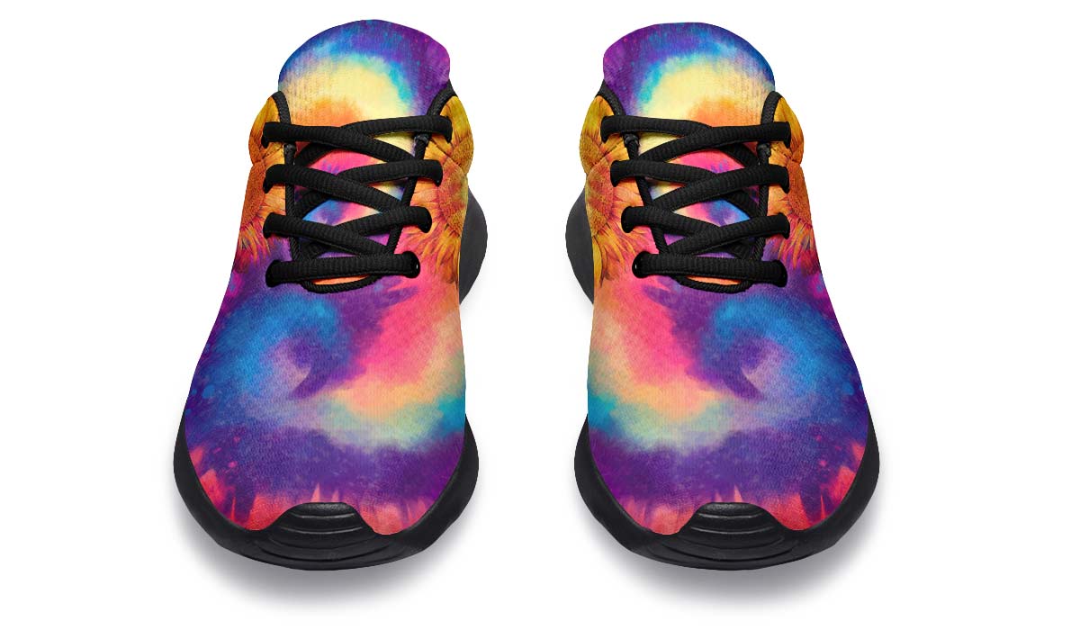 Tie Dye Sunflower White
