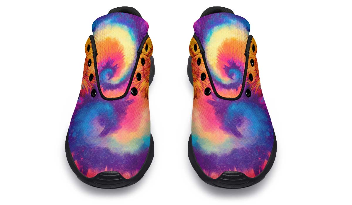 Tie Dye Sunflower White