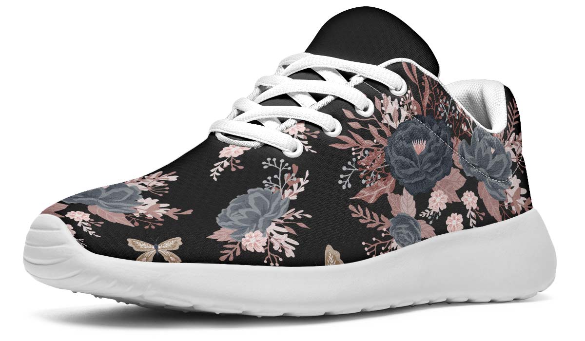 Vintage Flowers Black