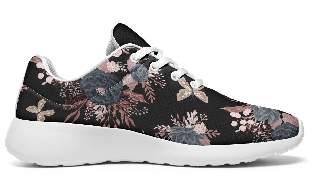 Vintage Flowers Black