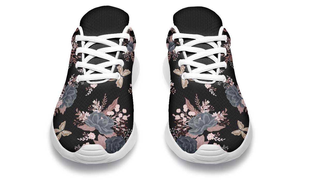 Vintage Flowers Black