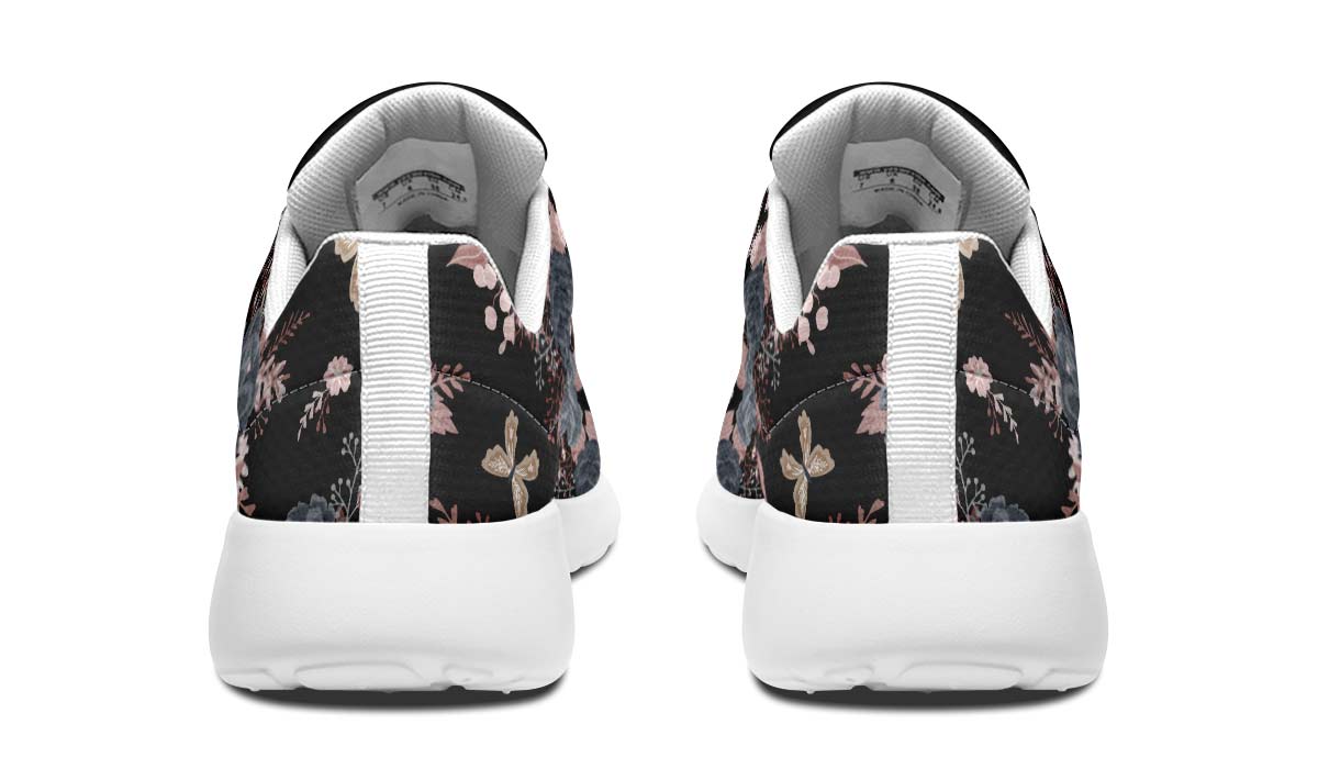 Vintage Flowers Black