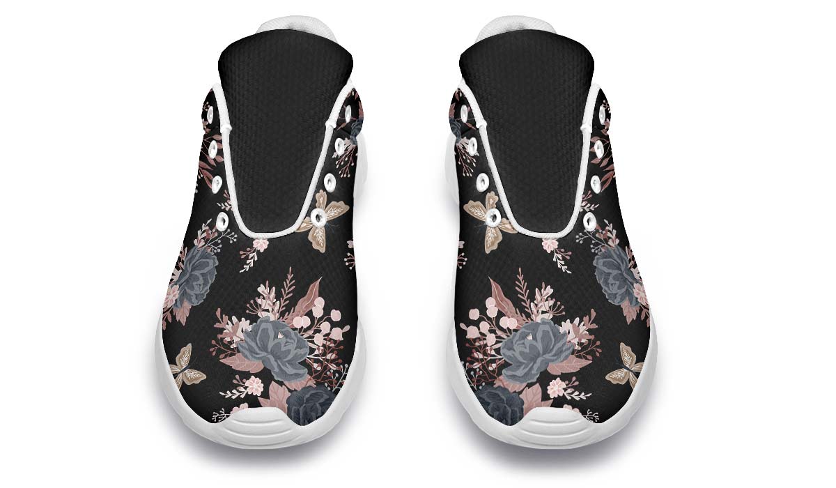 Vintage Flowers Black