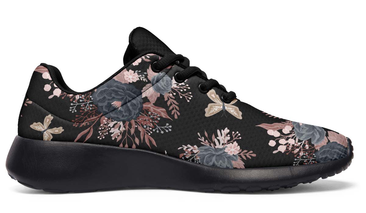 Vintage Flowers Black