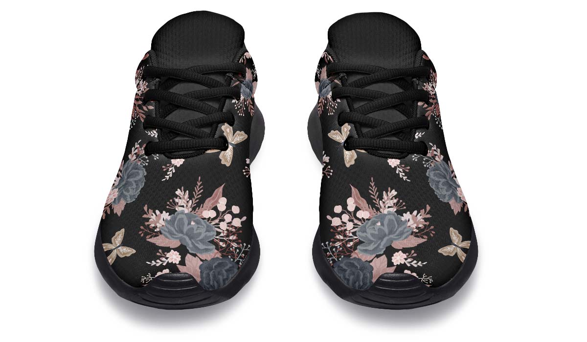 Vintage Flowers Black