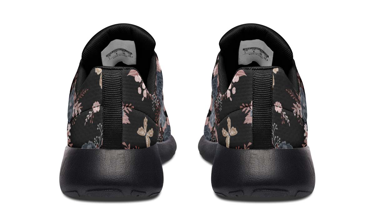 Vintage Flowers Black