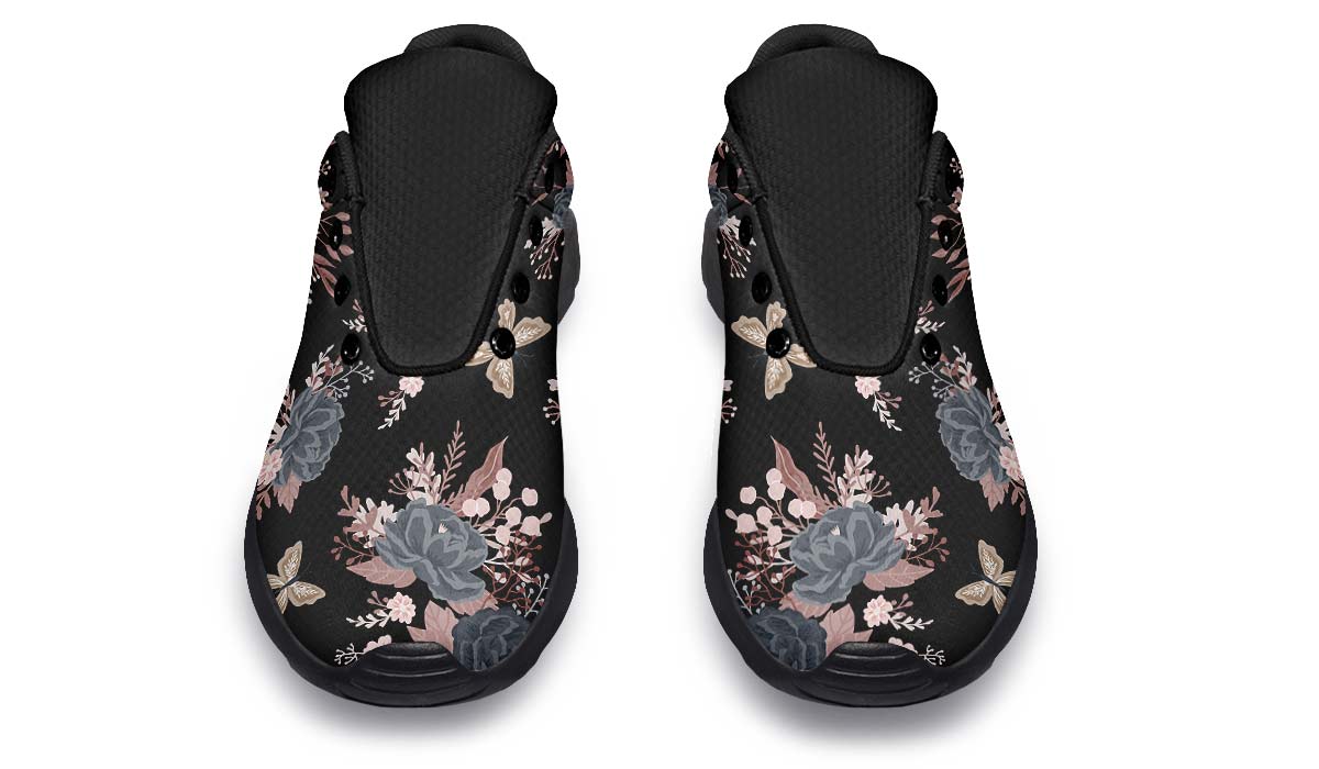 Vintage Flowers Black