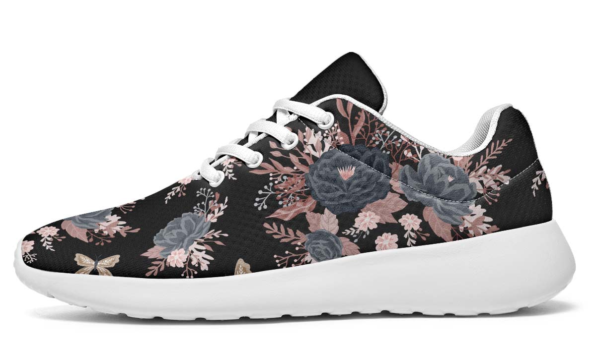 Vintage Flowers Black