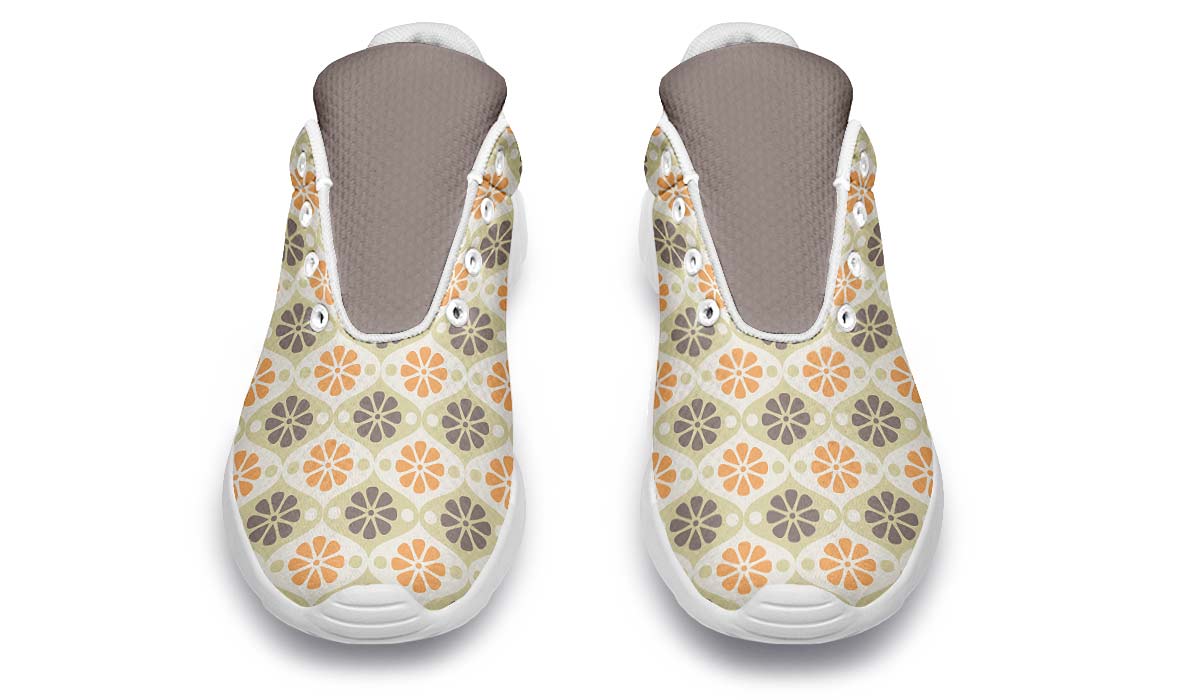 Vintage Flowers Two White