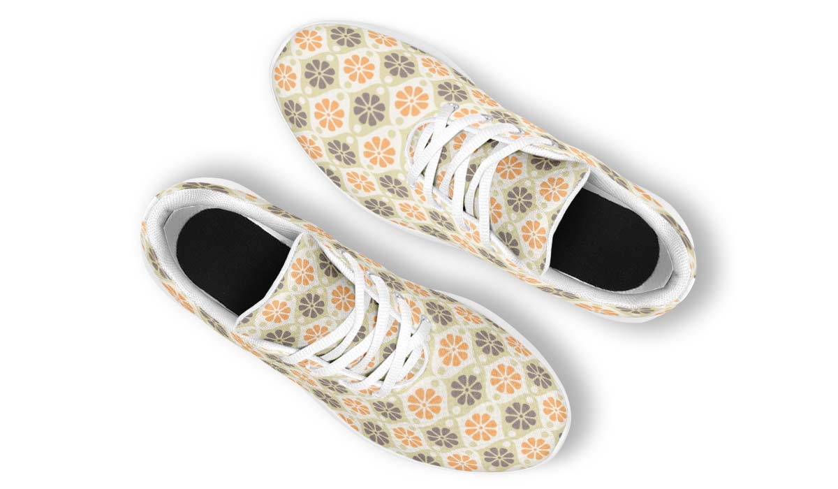 Vintage Flowers White