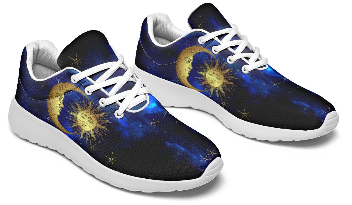 Sparkling Sun And Moon Blue