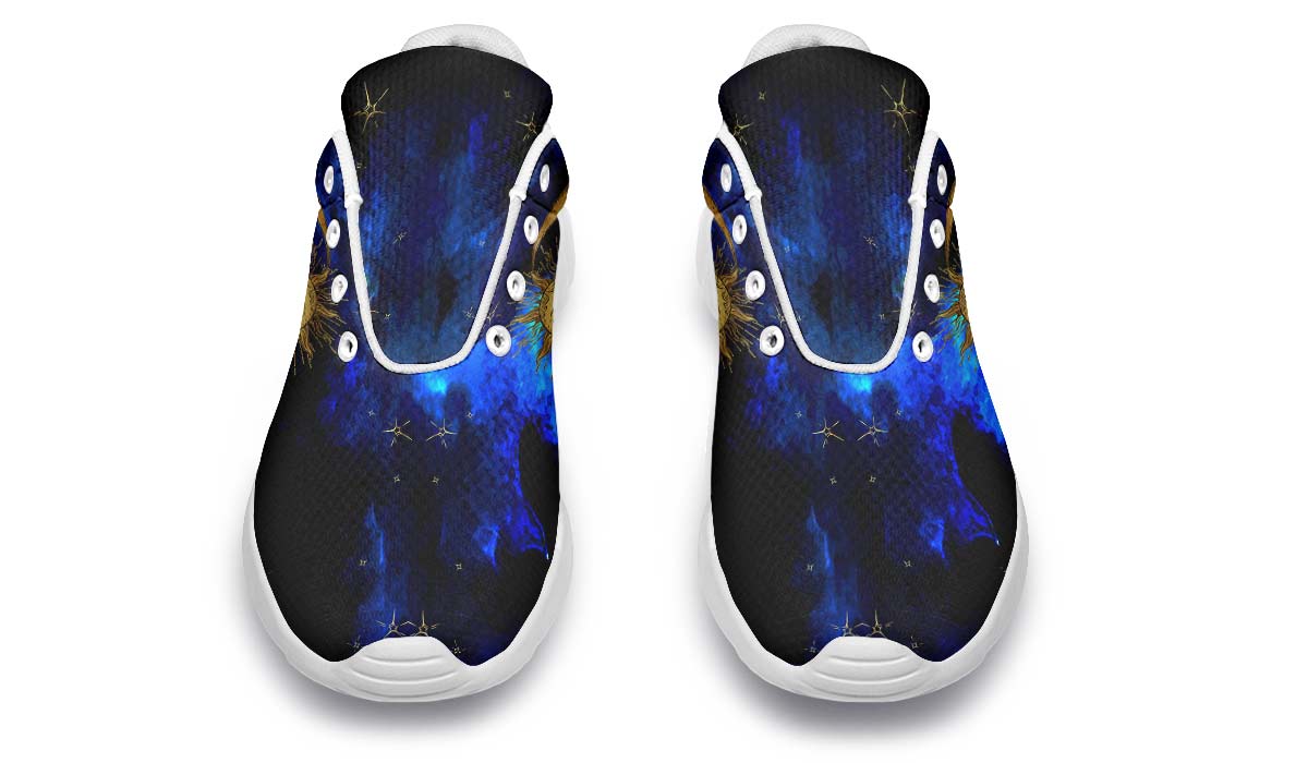 Sparkling Sun And Moon Blue