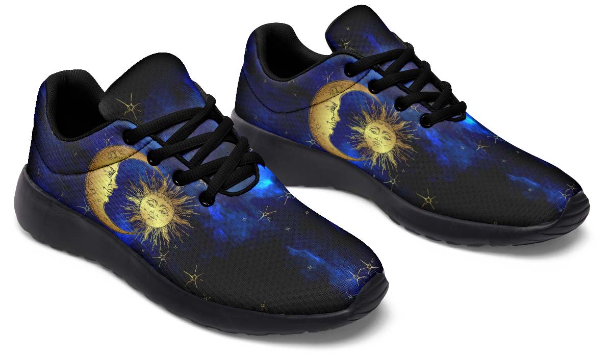 Sparkling Sun And Moon Blue