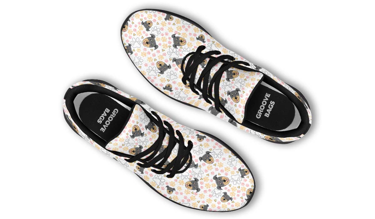 Beauceron Puppy Pattern Sneakers