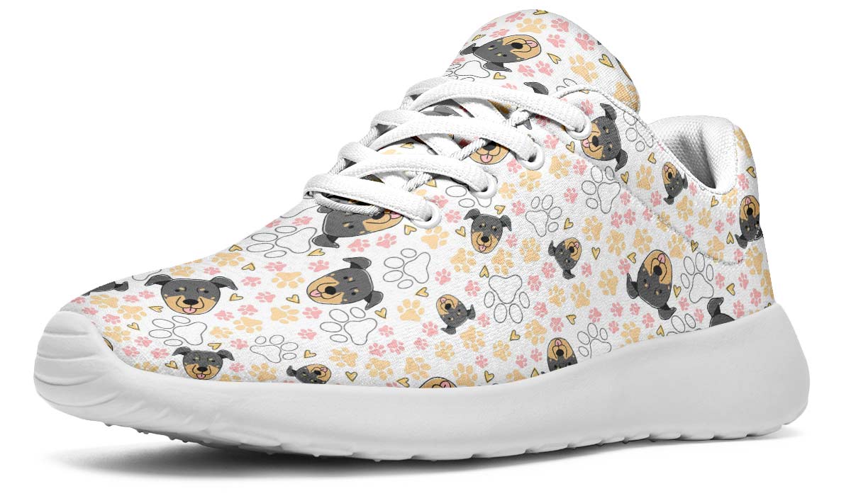 Beauceron Puppy Pattern Sneakers