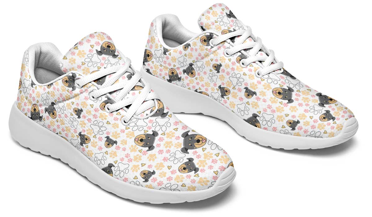 Beauceron Puppy Pattern Sneakers