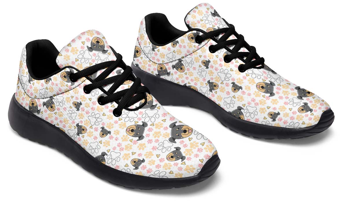 Beauceron Puppy Pattern Sneakers