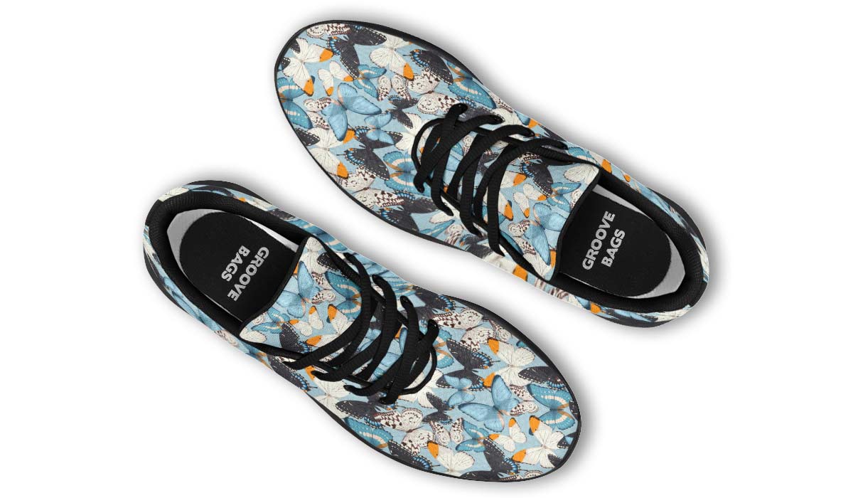 Beautiful Butterfly Pattern Sneakers