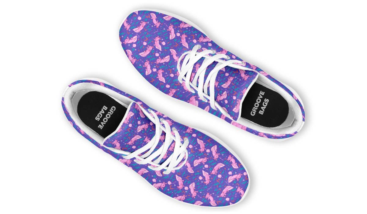 Cartoon Axolotl Sneakers