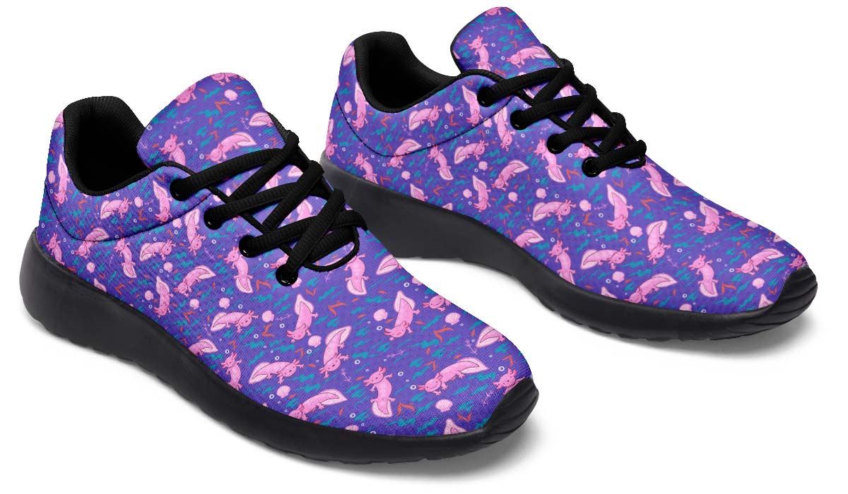 Cartoon Axolotl Sneakers