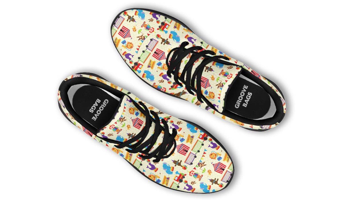 Circus Pattern Sneakers