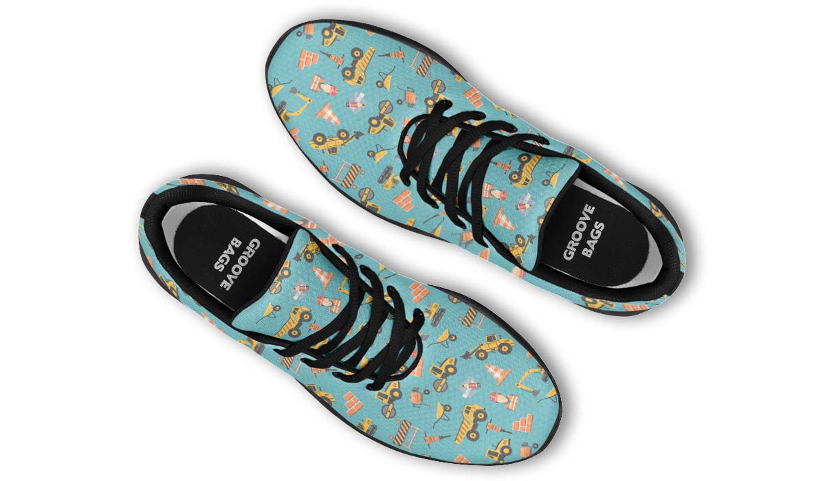 Construction Pattern Sneakers