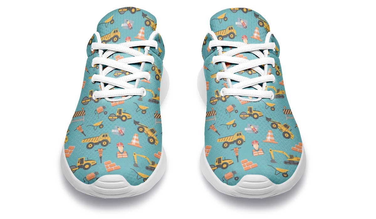 Construction Pattern Sneakers