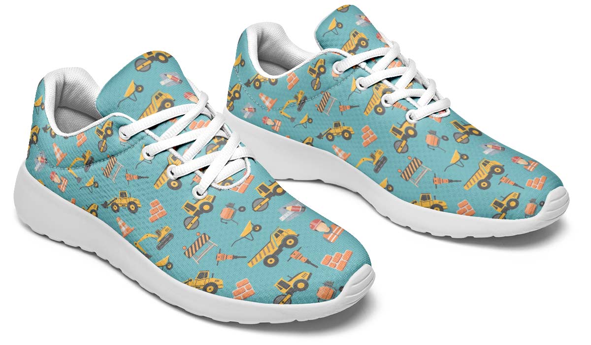 Construction Pattern Sneakers