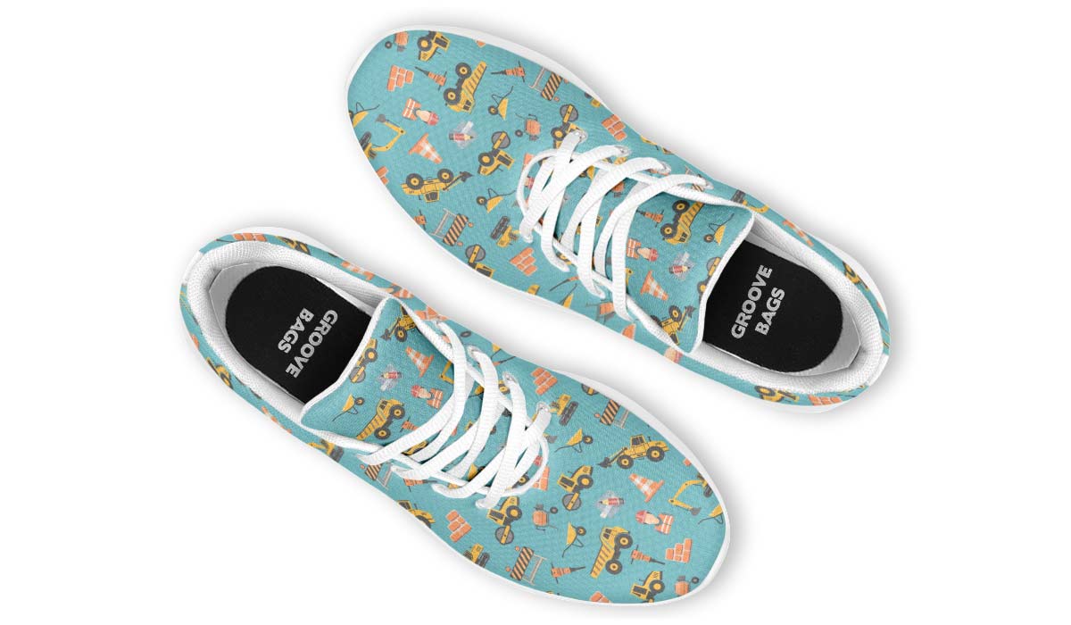 Construction Pattern Sneakers