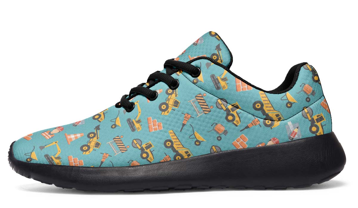 Construction Pattern Sneakers