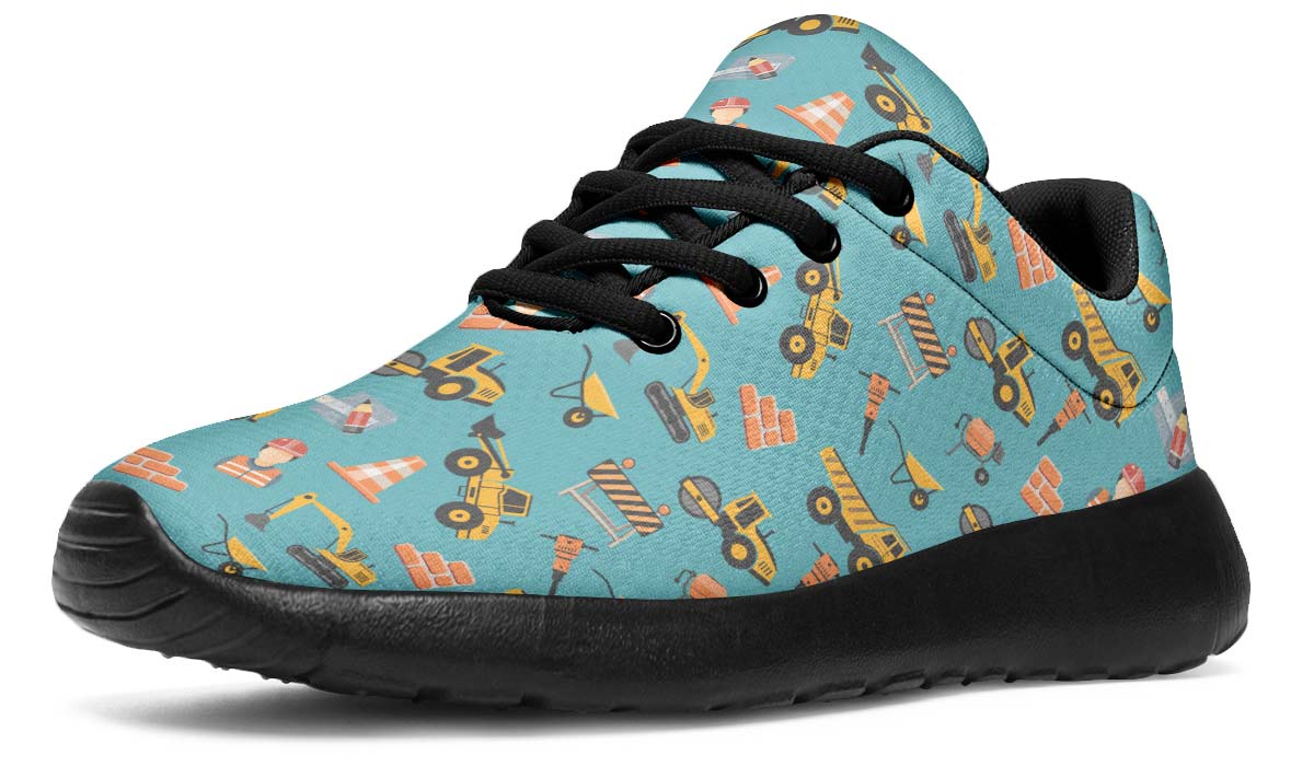 Construction Pattern Sneakers