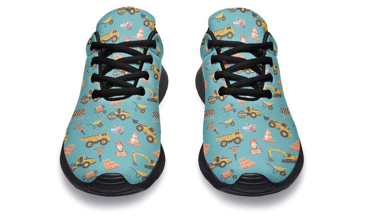 Construction Pattern Sneakers