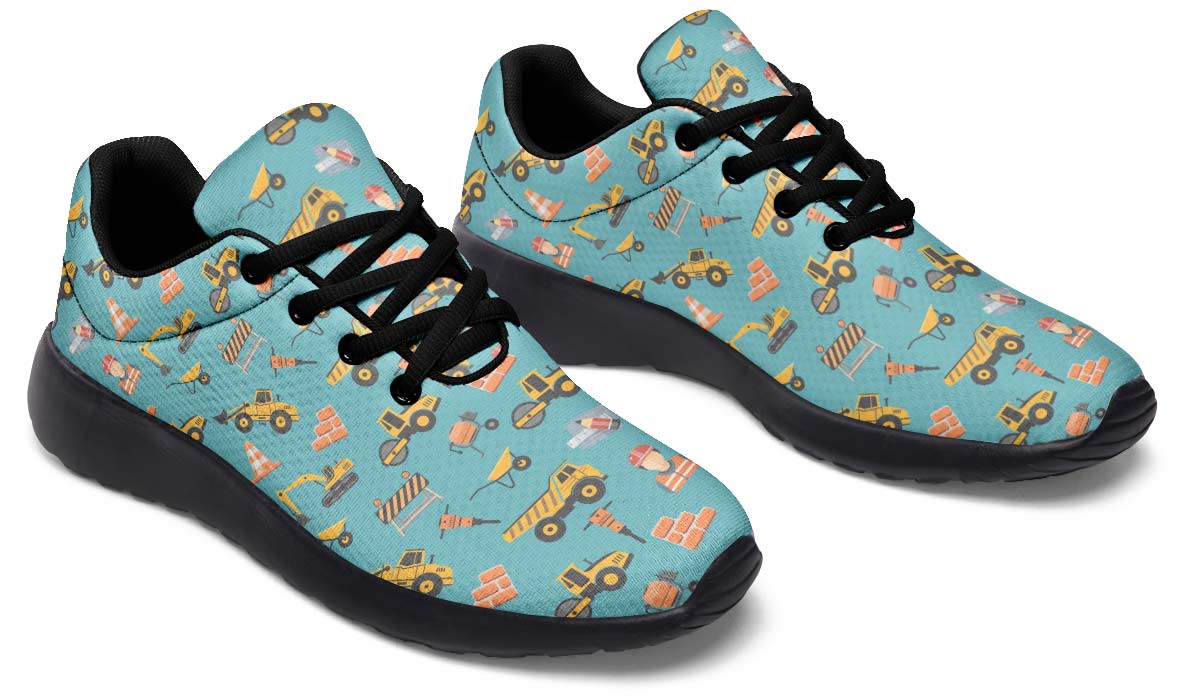 Construction Pattern Sneakers