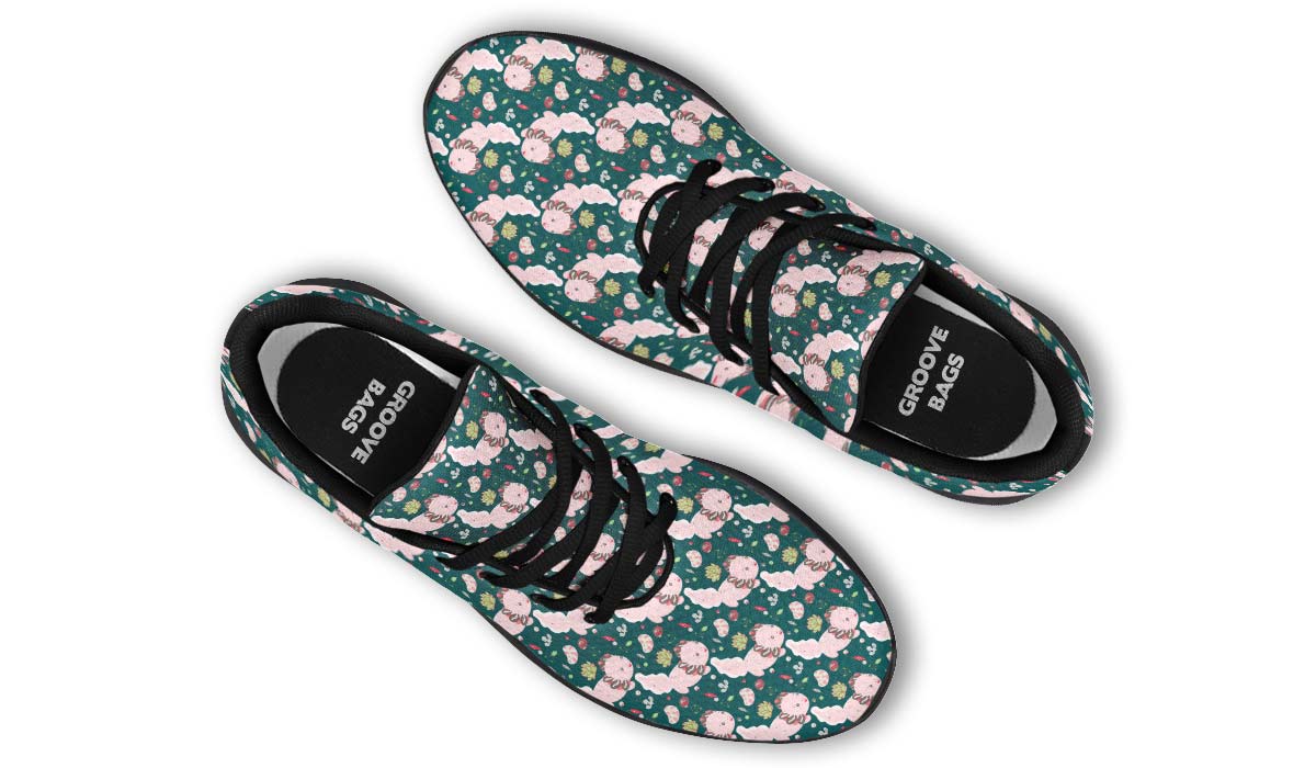 Cute Axolotl Pattern Sneakers