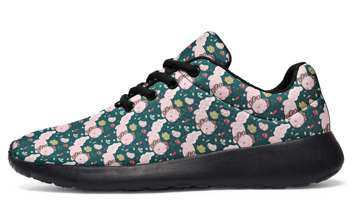 Cute Axolotl Pattern Sneakers