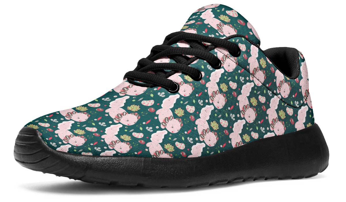 Cute Axolotl Pattern Sneakers
