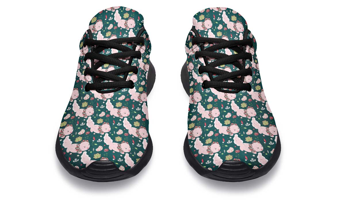 Cute Axolotl Pattern Sneakers
