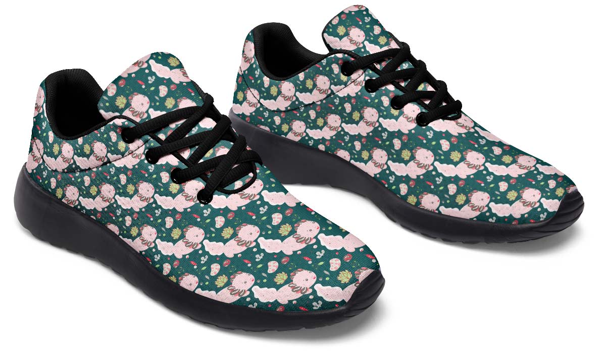 Cute Axolotl Pattern Sneakers