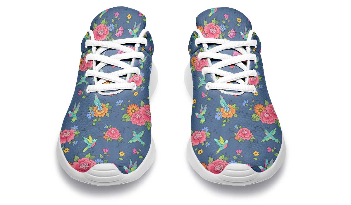 Cute Hummingbirds Pattern Sneakers