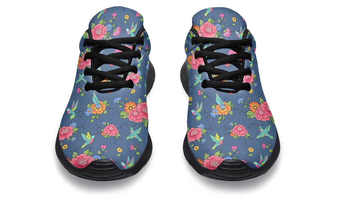 Cute Hummingbirds Pattern Sneakers