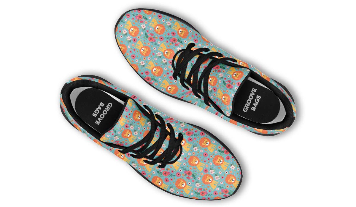 Cute Lion Pattern Sneakers