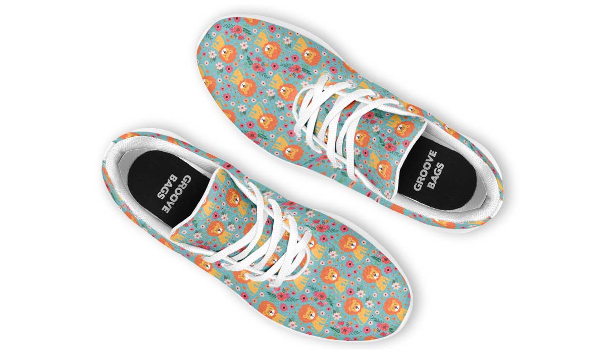 Cute Lion Pattern Sneakers
