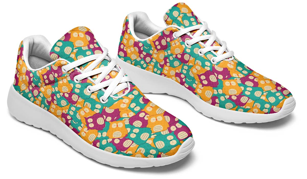 Cute Owl Pattern Sneakers