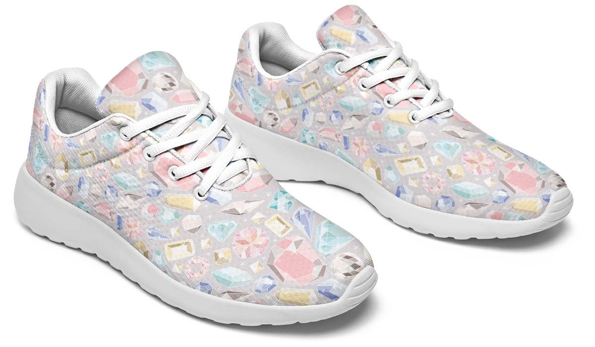 Diamond Pattern Sneakers