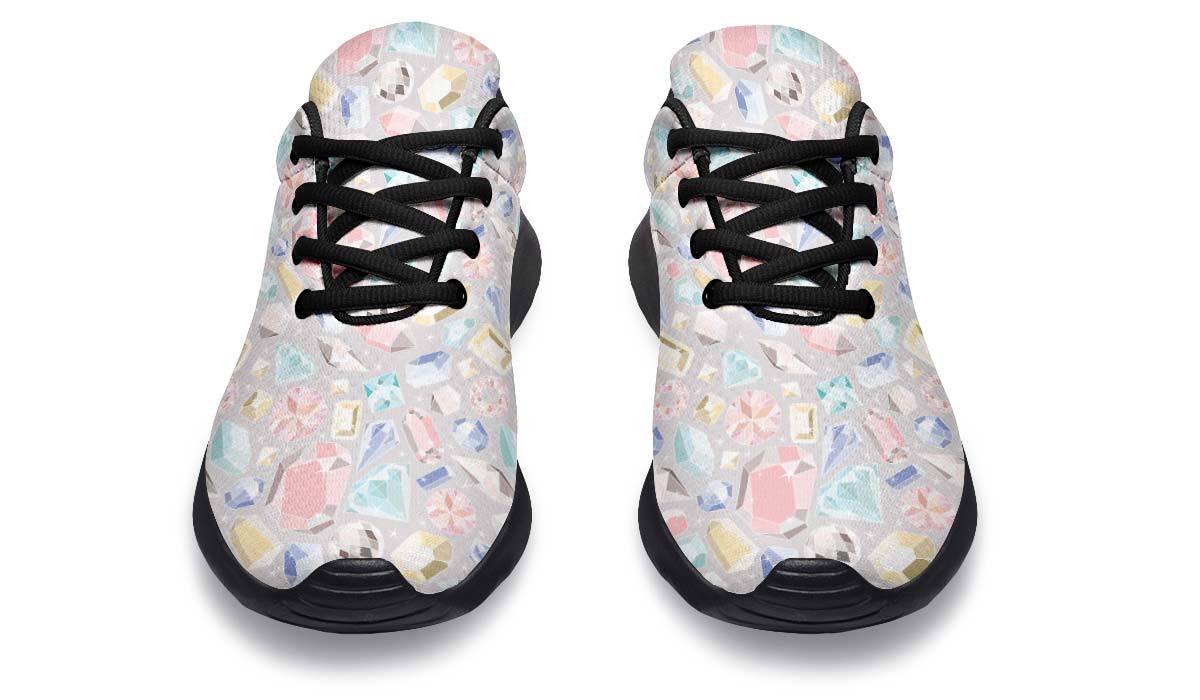 Diamond Pattern Sneakers