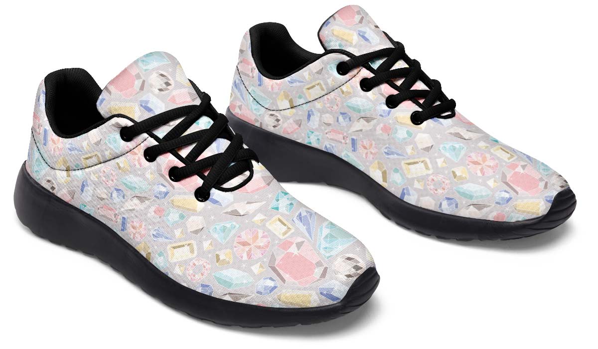 Diamond Pattern Sneakers
